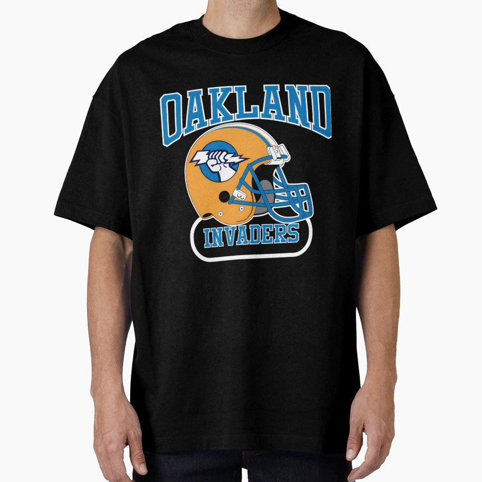 Oakland Invaders Helmet T-Shirt - Minimalist Print Unisex - T-Shirt, Sweatshirt, Hoodie