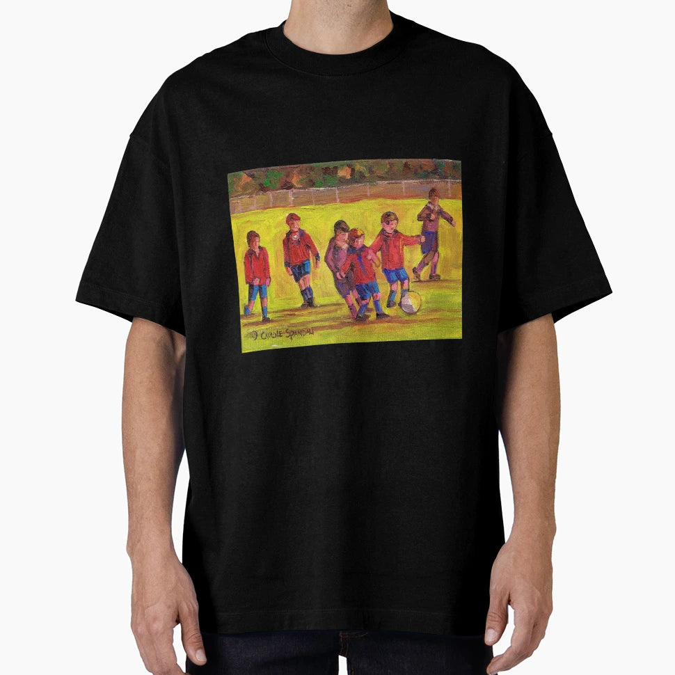 Soccer Game T-Shirt - Custom Art Print Men Women - T-Shirt, Sweatshirt, Hoodie