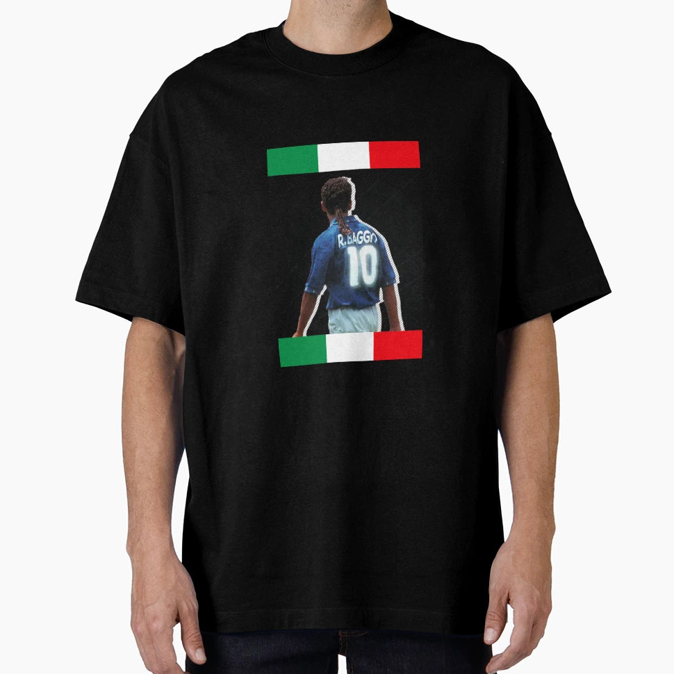 Roberto Baggio T-Shirt - Novelty Apparel for Adults - T-Shirt, Sweatshirt, Hoodie