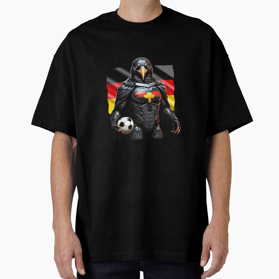 Germany European Championship Football Raven Fan by - Adult & Kids T-Shirts, Sweatshirts & Hoodies apparel design preview 1