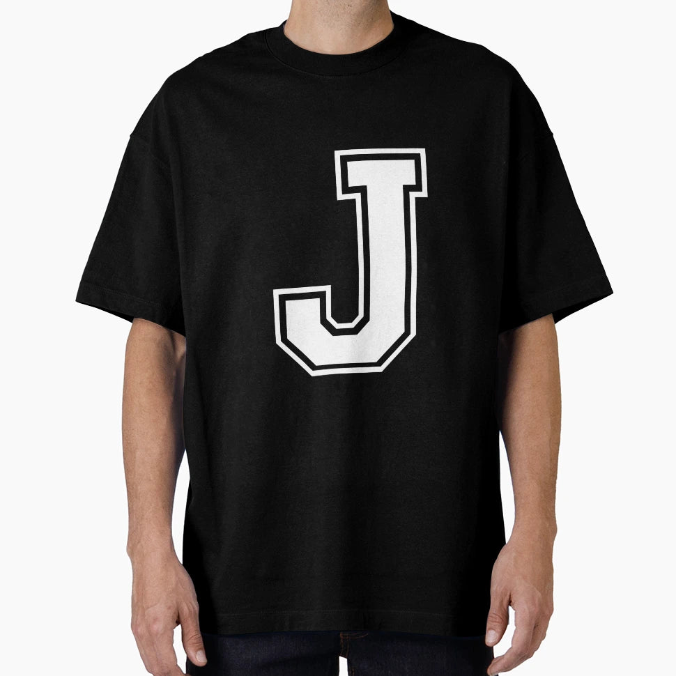 Letter J T-Shirt - Casual Everyday Wear Unisex - T-Shirt, Sweatshirt, Hoodie