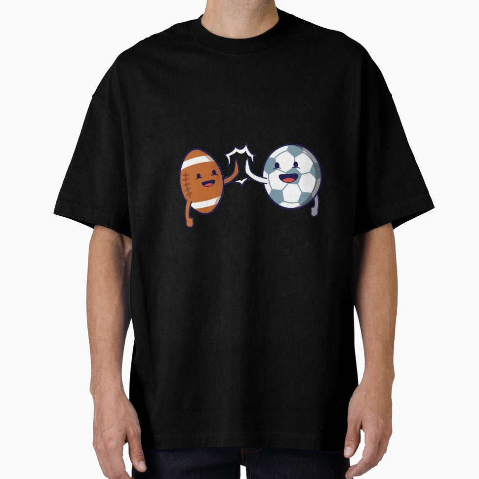 Football Football T-Shirt - Trendy Graphic for Adults - T-Shirt, Sweatshirt, Hoodie