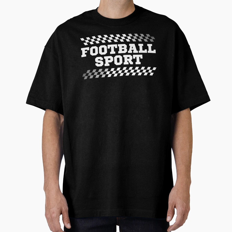 Football Sport White T-Shirt - Trendy Graphic Unisex - T-Shirt, Sweatshirt, Hoodie