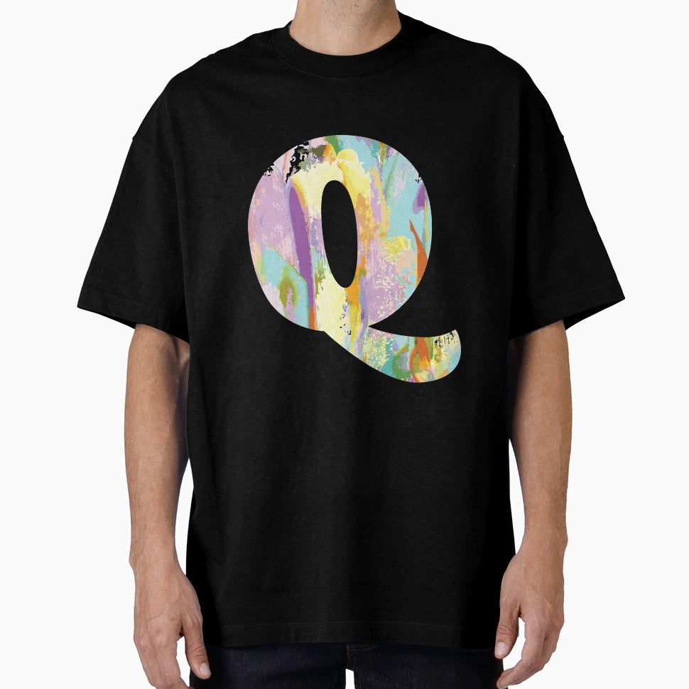 Painted Q T-Shirt - Fun Novelty Design for Adults - T-Shirt, Sweatshirt, Hoodie