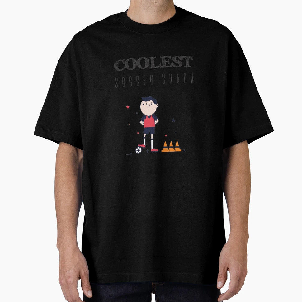 Coolest Soccer Coach T-Shirt - Custom Art Print Unisex - T-Shirt, Sweatshirt, Hoodie