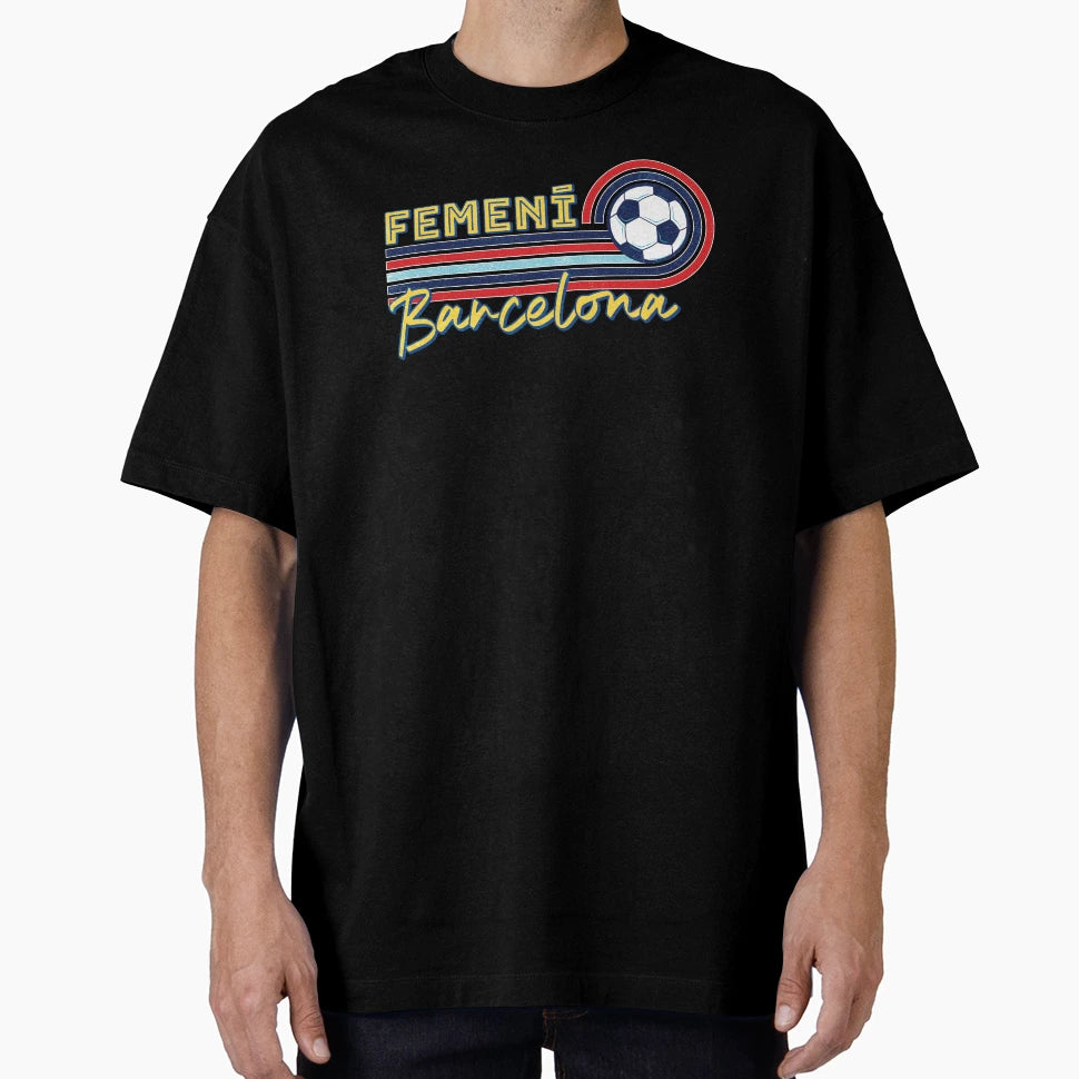 Barcelona Femeni Soccer 2 T-Shirt - Fun Novelty Design for Adults - T-Shirt, Sweatshirt, Hoodie