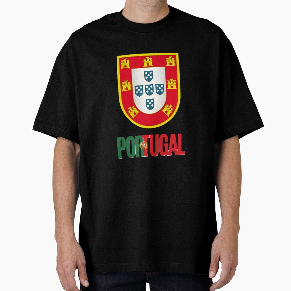 Portugal Soccer 2026: Official Fan Pattern by - Adult & Kids T-Shirts, Sweatshirts & Hoodies apparel design preview 1