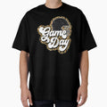Football Game Day Leopard Helmet Ball T-Shirt - Graphic Print Men Women - T-Shirt, Sweatshirt, Hoodie