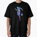 Soccer Player Shooting Pose T-Shirt - Fun Novelty Design Men Women - T-Shirt, Sweatshirt, Hoodie