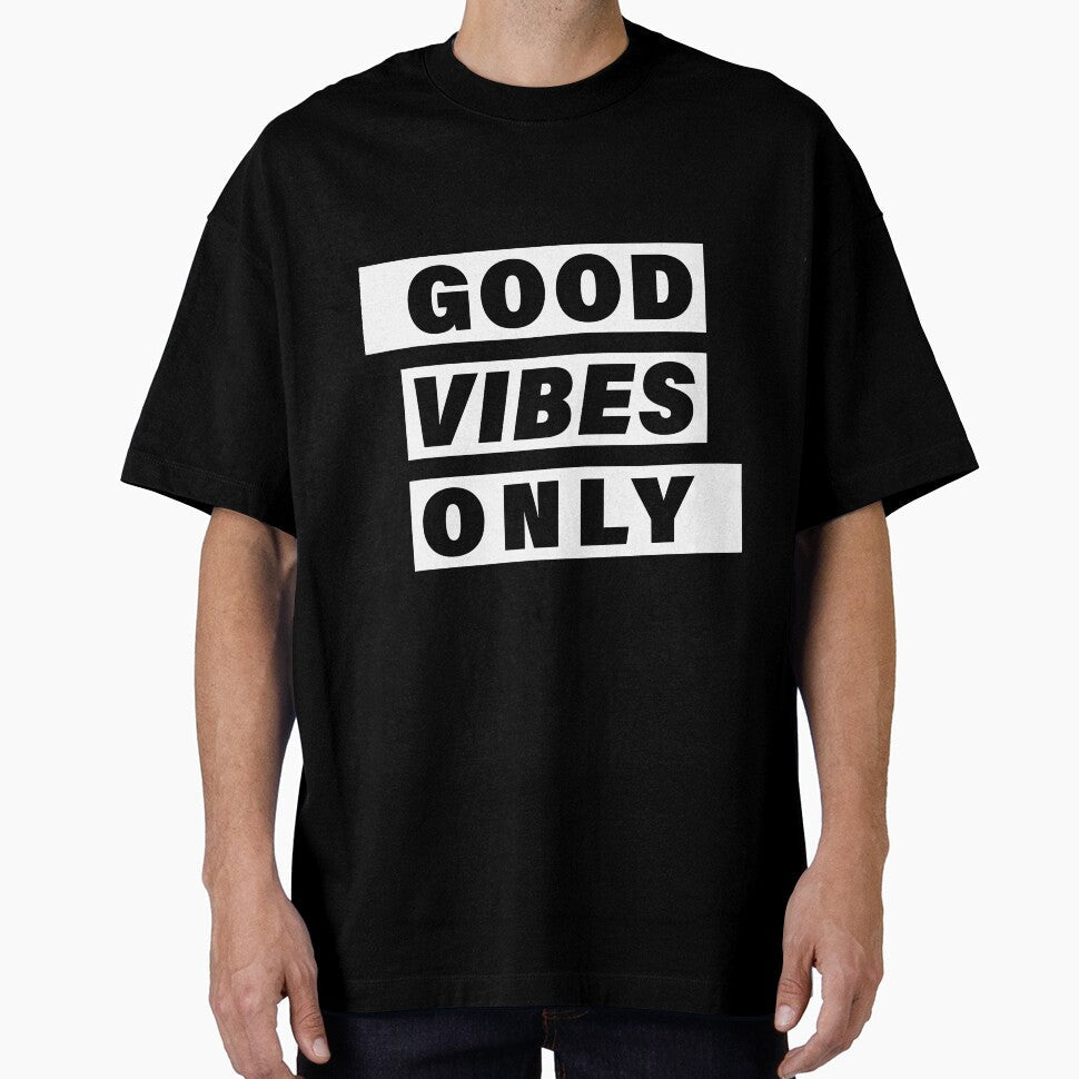 Good Vibes White by TWPCdesigns - Adult & Kids T-Shirts, Sweatshirts & Hoodies apparel design preview 1
