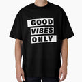 Good Vibes White by TWPCdesigns - Adult & Kids T-Shirts, Sweatshirts & Hoodies apparel design preview 1