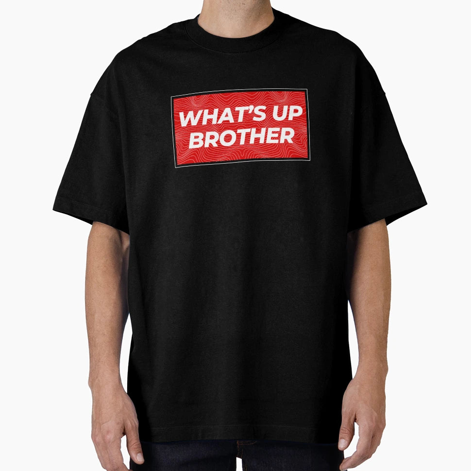 Whats Up Brother Sketch Tiktok Red T-Shirt - Casual Everyday Wear Unisex - T-Shirt, Sweatshirt, Hoodie