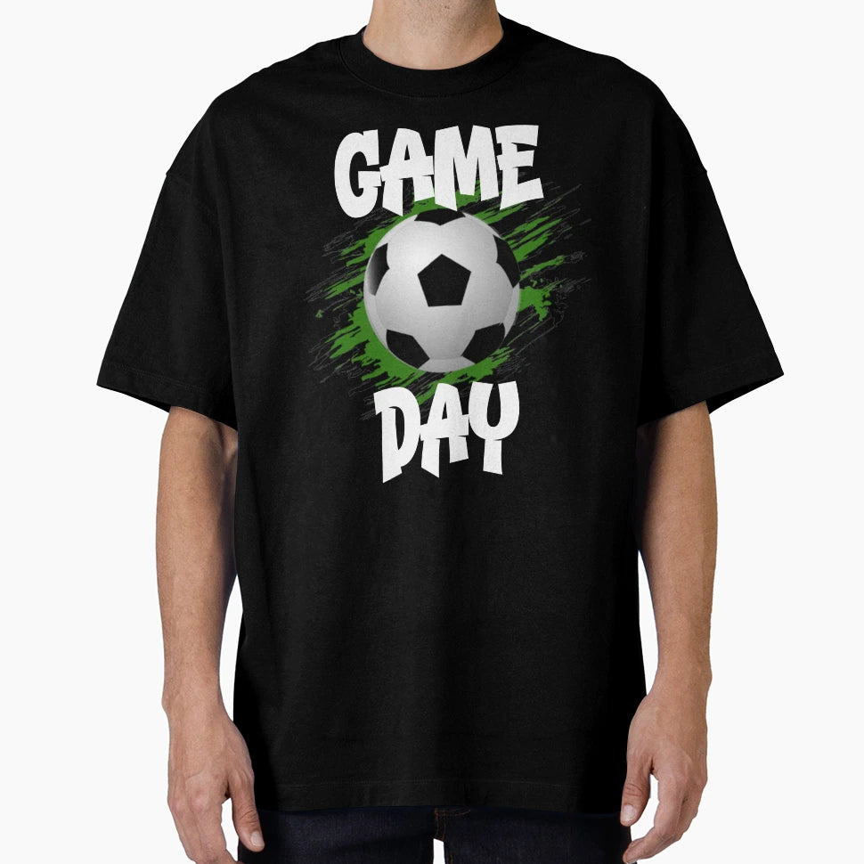 Fun Sports Game Day Soccer T-Shirt - Aesthetic Graphic for Adults - T-Shirt, Sweatshirt, Hoodie