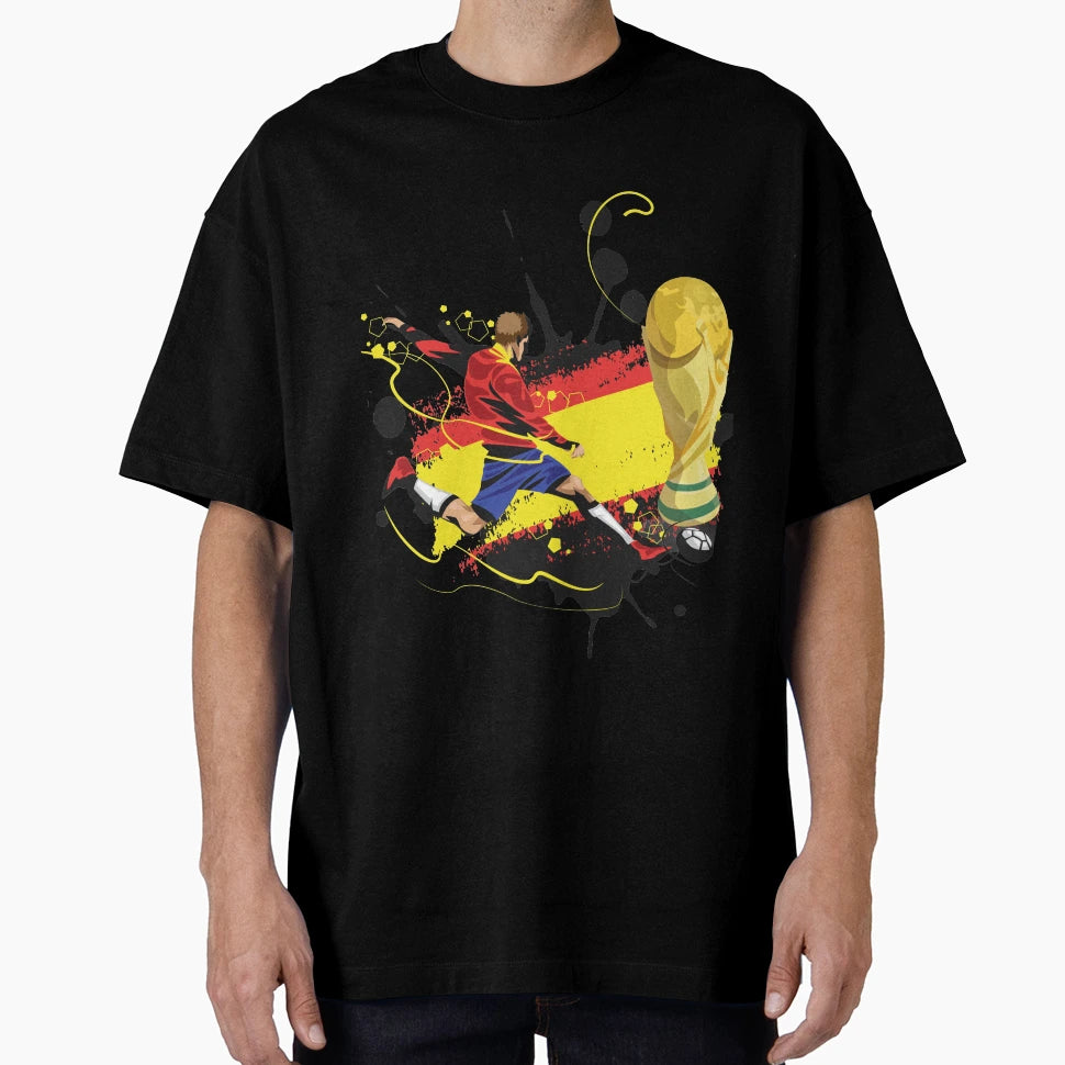 Spain World Soccer Cup 2018 T-Shirt - Minimalist Print for Adults - T-Shirt, Sweatshirt, Hoodie