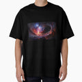 Dark Fantasy Landscape Galactic Waves by Masterpiece - Adult & Kids T-Shirts, Sweatshirts & Hoodies apparel design preview 1