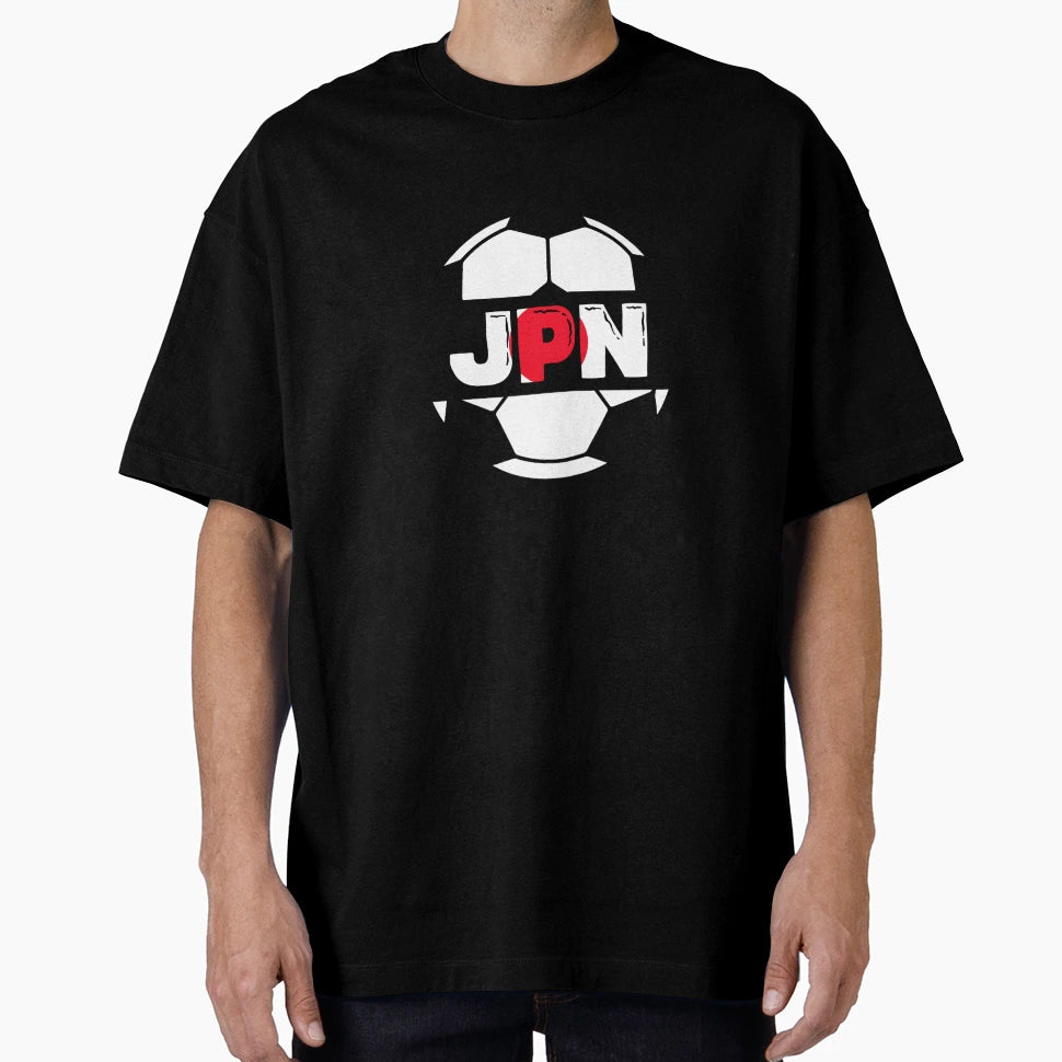 Japan Soccer Jpn T-Shirt - Custom Art Print Unisex - T-Shirt, Sweatshirt, Hoodie