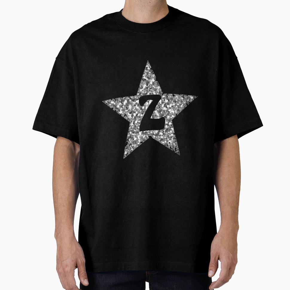 Z Silver Star T-Shirt - Novelty Apparel Unisex - T-Shirt, Sweatshirt, Hoodie