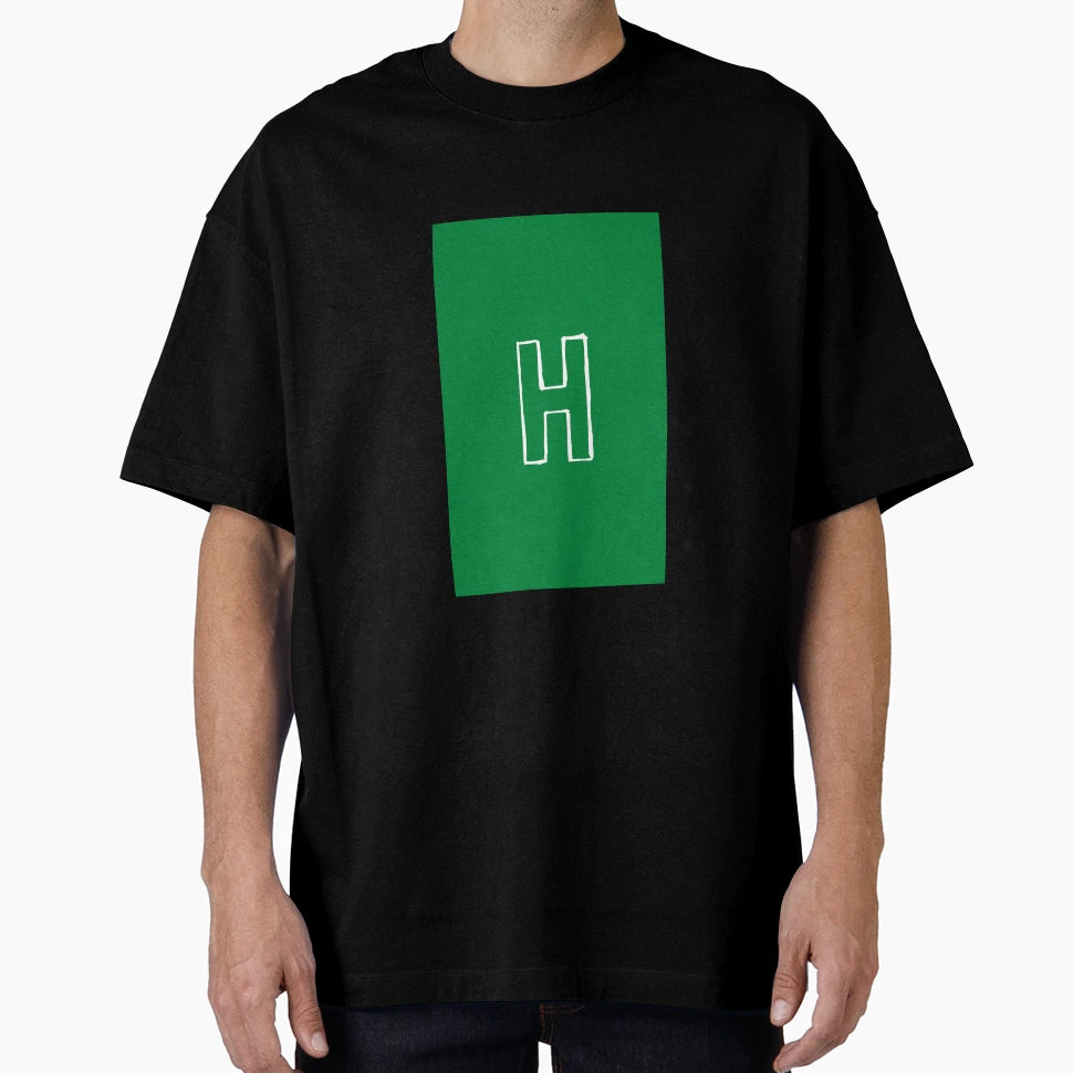 Alphabet Range Sketched H T-Shirt - Graphic Print for Adults - T-Shirt, Sweatshirt, Hoodie