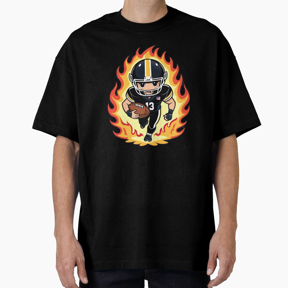 American Football Player T-Shirt - Aesthetic Graphic Unisex - T-Shirt, Sweatshirt, Hoodie