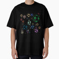 Abstract Multi Color Football Soccer T-Shirt - Graphic Print Men Women - T-Shirt, Sweatshirt, Hoodie