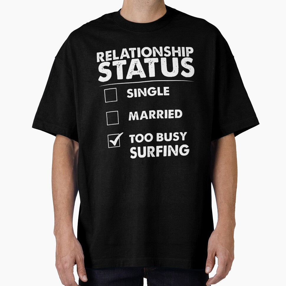 Too Busy Surfing by GeniusDesignArt - Adult & Kids T-Shirts, Sweatshirts & Hoodies apparel design preview 1