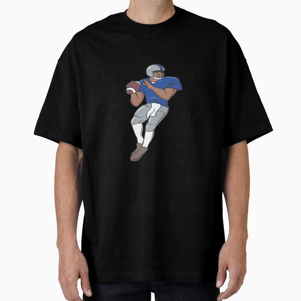 Football Player T-Shirt - Minimalist Print for Adults - T-Shirt, Sweatshirt, Hoodie