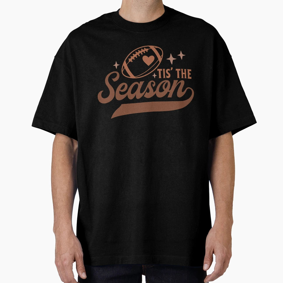 Tis Season Football Touchdown Quarterback T-Shirt - Trendy Graphic Unisex - T-Shirt, Sweatshirt, Hoodie