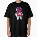 Astronaut And Football Fan T-Shirt - Casual Everyday Wear Unisex - T-Shirt, Sweatshirt, Hoodie