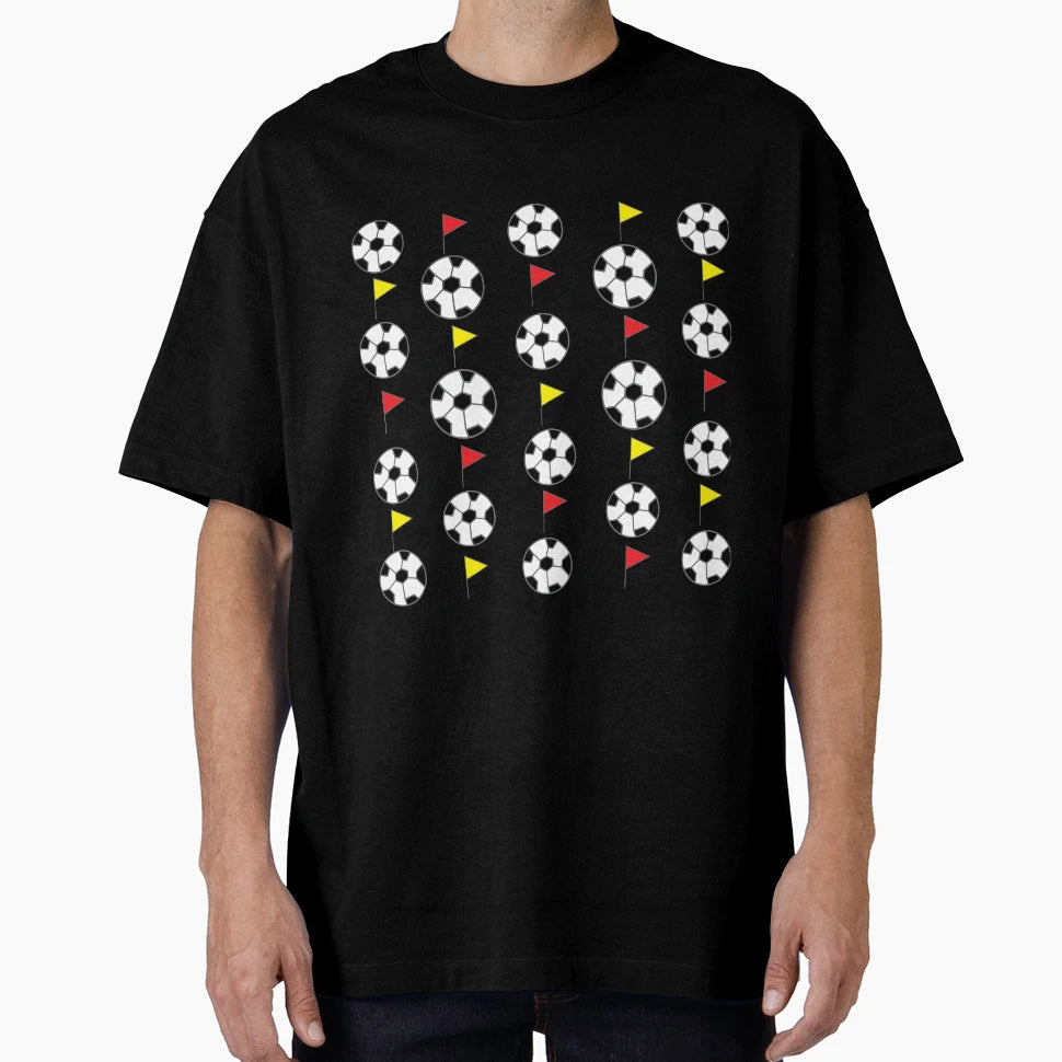 Soccer Ball Foot Ball Sports Pattern T-Shirt - Casual Everyday Wear Unisex - T-Shirt, Sweatshirt, Hoodie