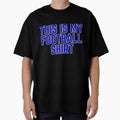 Football Team Color Red Blue Gameday T-Shirt - Fun Novelty Design Unisex - T-Shirt, Sweatshirt, Hoodie