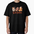 Tis Season Halloween Football T-Shirt - Minimalist Print for Adults - T-Shirt, Sweatshirt, Hoodie