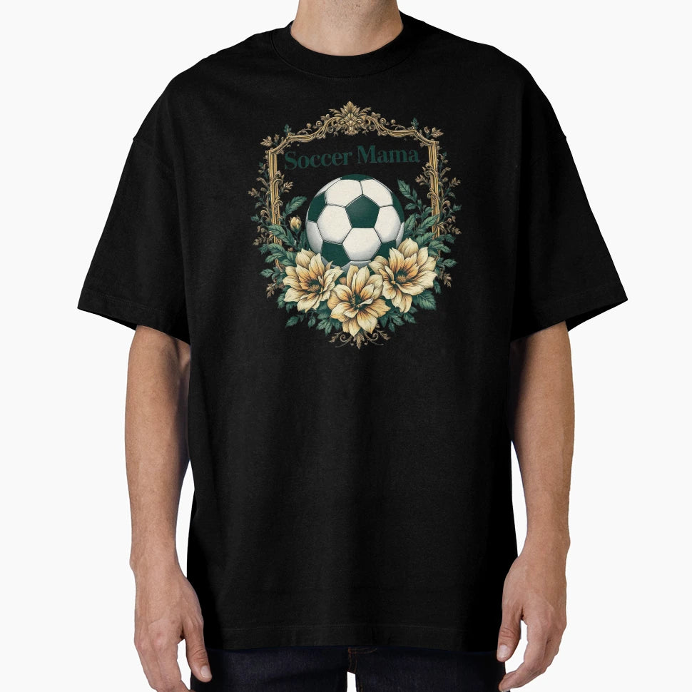 Baroque Soccer Mom Football Mama T-Shirt - Graphic Print Men Women - T-Shirt, Sweatshirt, Hoodie