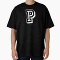 Letter P College Font University Uni T-Shirt - Streetwear Style for Adults - T-Shirt, Sweatshirt, Hoodie