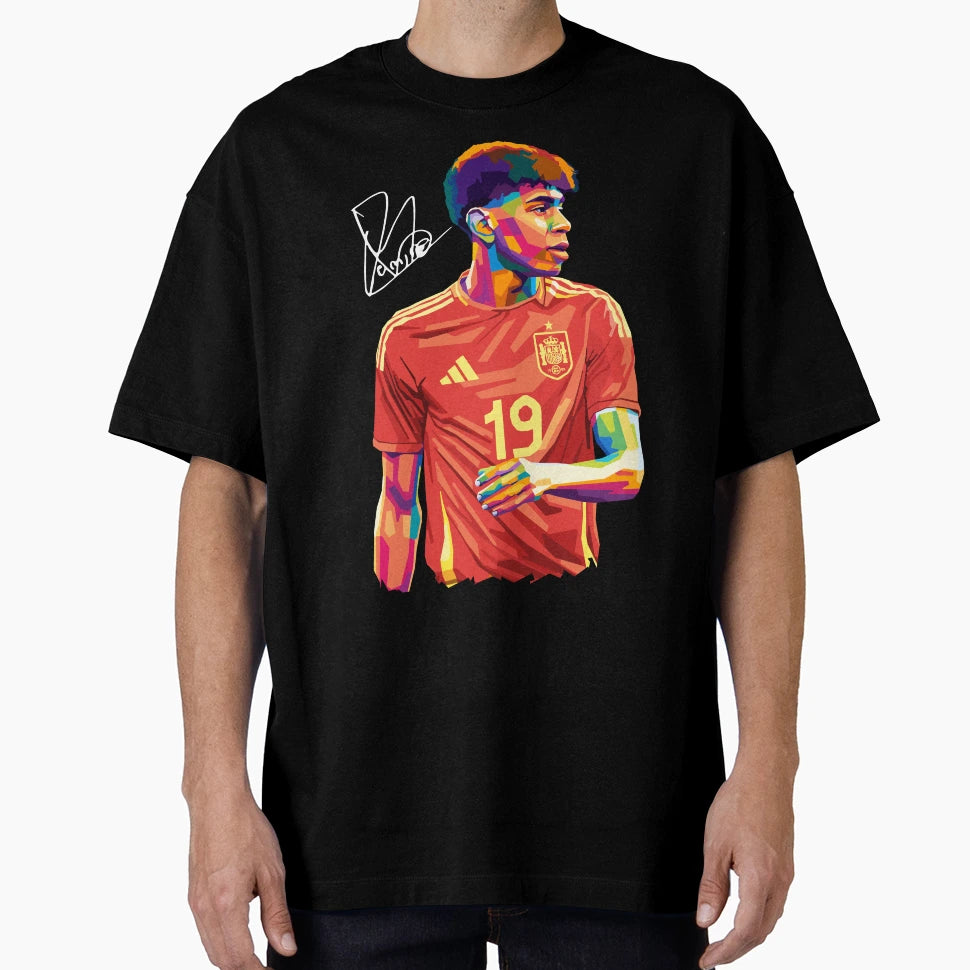 Lamine Yamal Pop Art T-Shirt - Unique Graphic for Adults - T-Shirt, Sweatshirt, Hoodie