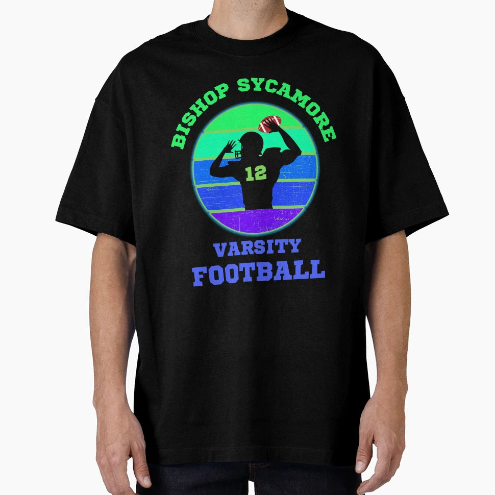 Fake School Football Team Bishop T-Shirt - Novelty Apparel for Adults - T-Shirt, Sweatshirt, Hoodie