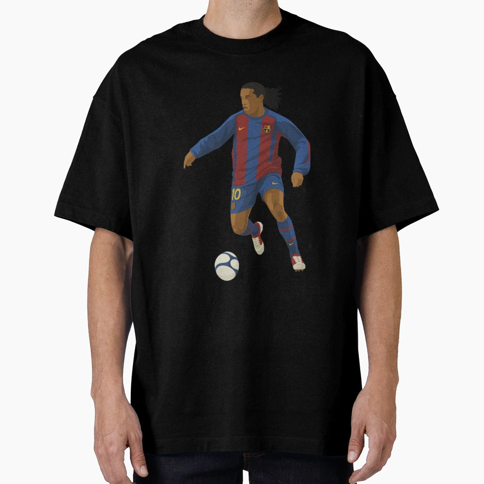 Ronaldinho Motion T-Shirt - Aesthetic Graphic Men Women - T-Shirt, Sweatshirt, Hoodie