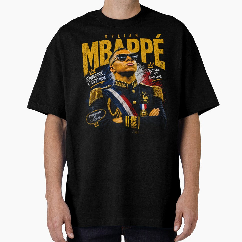 Football "Mbappe El Dictator" Parody Graphic Funny - Adult & Kids T-Shirts, Sweatshirts & Hoodies apparel design preview 1
