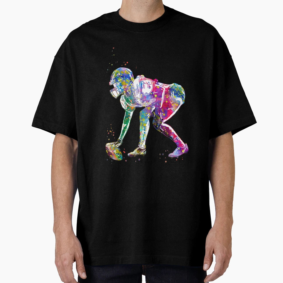American Football Player T-Shirt - Fun Novelty Design Unisex - T-Shirt, Sweatshirt, Hoodie