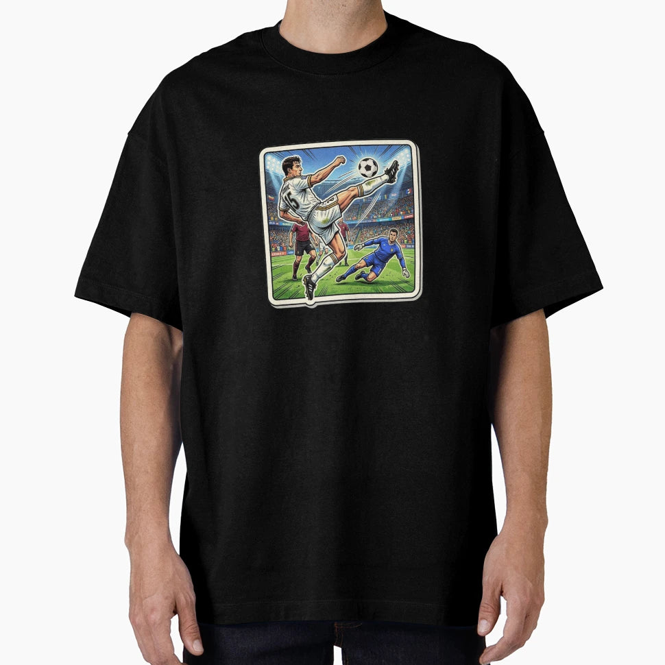Epic Football Goal Soccer Match Action T-Shirt - Aesthetic Graphic Unisex - T-Shirt, Sweatshirt, Hoodie