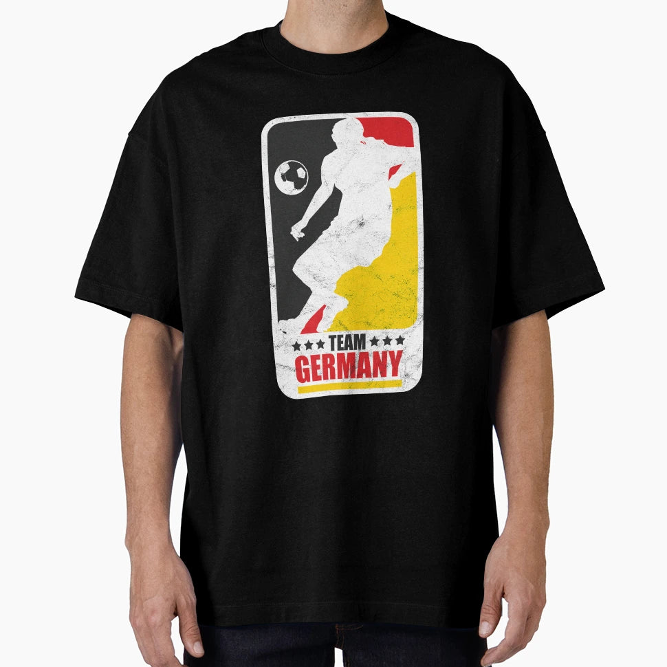 Team Germany Womens Football World Cup T-Shirt - Custom Art Print Unisex - T-Shirt, Sweatshirt, Hoodie