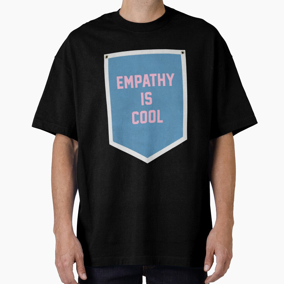 Empathy is Cool Vintage Style Pennant by Wick Designs - Adult & Kids T-Shirts, Sweatshirts & Hoodies apparel design preview 1