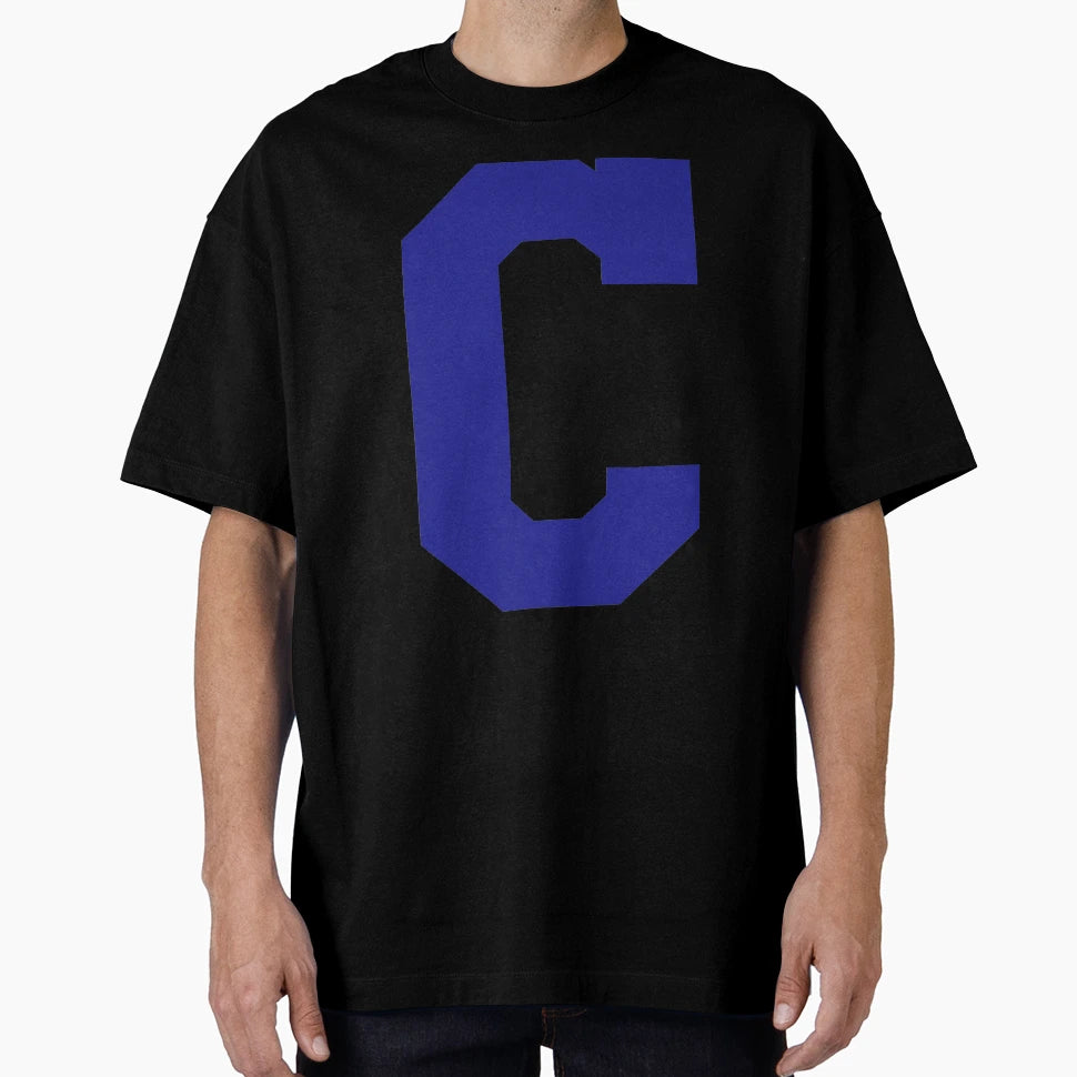 Alphabet Blue C Sports Letter C T-Shirt - Casual Everyday Wear Unisex - T-Shirt, Sweatshirt, Hoodie