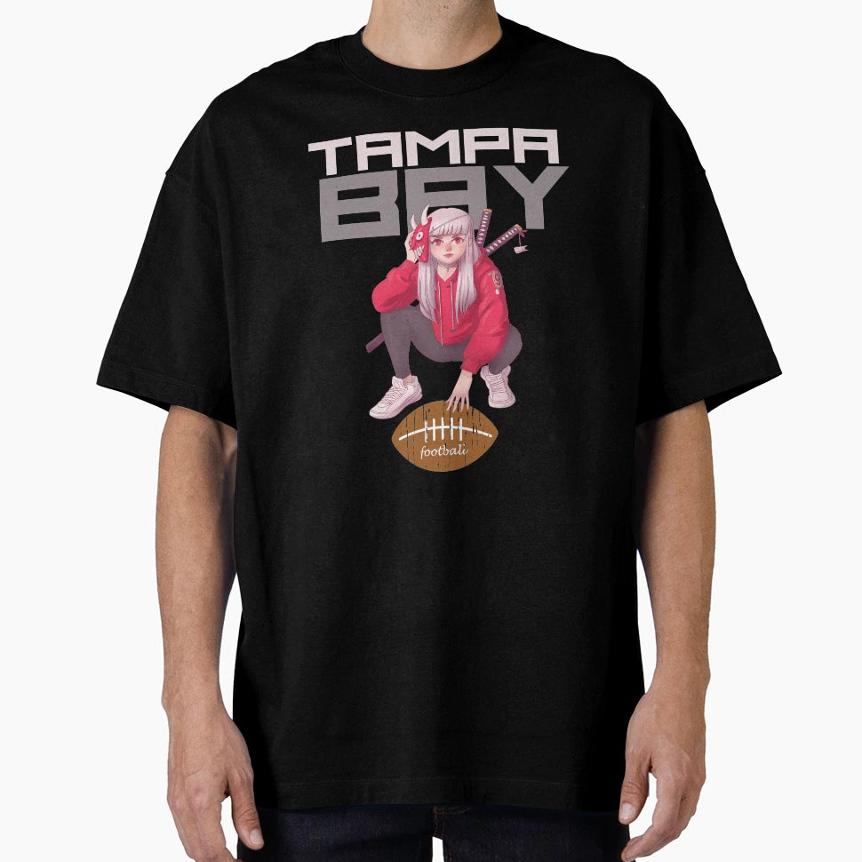 Tampa Bay Football Fanzone And Anime T-Shirt - Graphic Print for Adults - T-Shirt, Sweatshirt, Hoodie