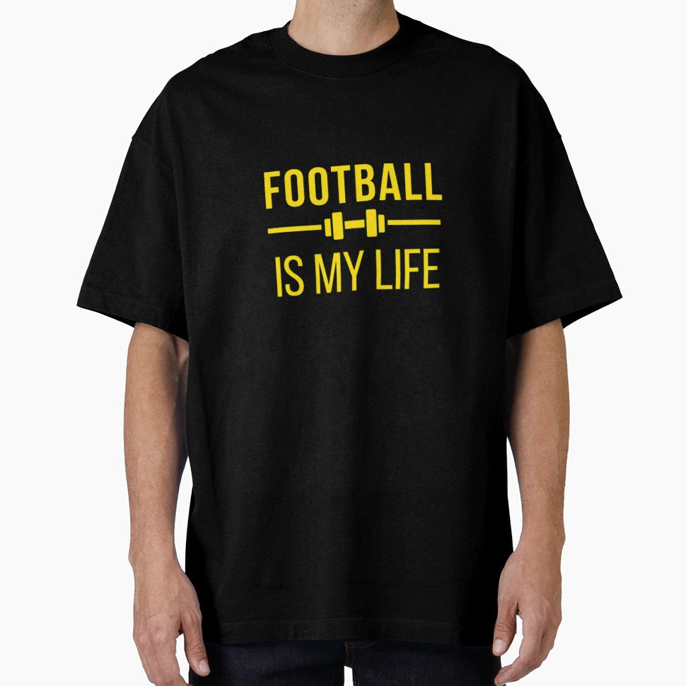 Football Is My Life Football Soccer T-Shirt - Trendy Graphic Unisex - T-Shirt, Sweatshirt, Hoodie