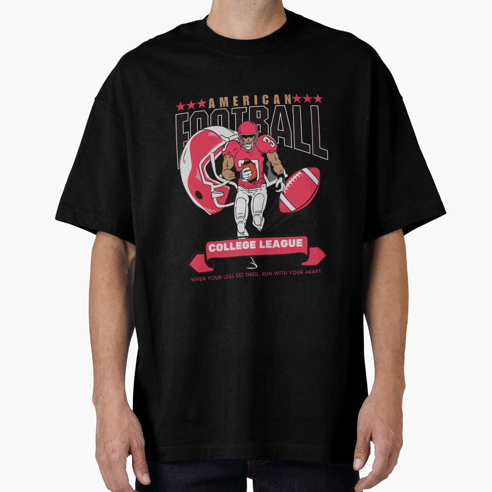 American Football College League T-Shirt - Novelty Apparel Unisex - T-Shirt, Sweatshirt, Hoodie