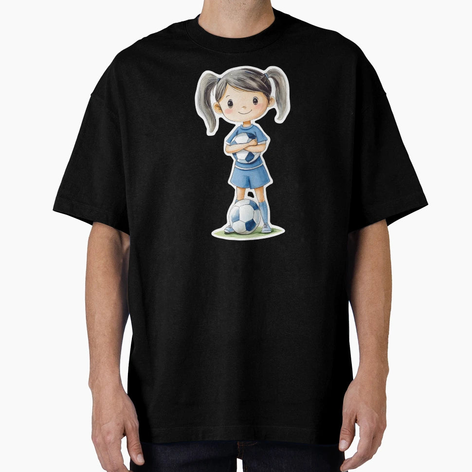 Image Soccer Player Ball Football T-Shirt - Novelty Apparel Men Women - T-Shirt, Sweatshirt, Hoodie