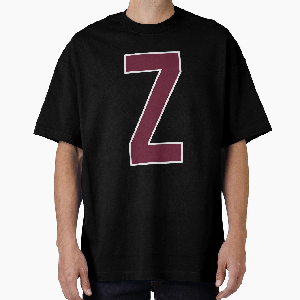Letter Z Bold Collegiate Font Varsity T-Shirt - Streetwear Style Unisex - T-Shirt, Sweatshirt, Hoodie