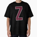 Letter Z Bold Collegiate Font Varsity T-Shirt - Streetwear Style Unisex - T-Shirt, Sweatshirt, Hoodie