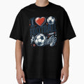 I Love Football T-Shirt - Unique Graphic Unisex - T-Shirt, Sweatshirt, Hoodie