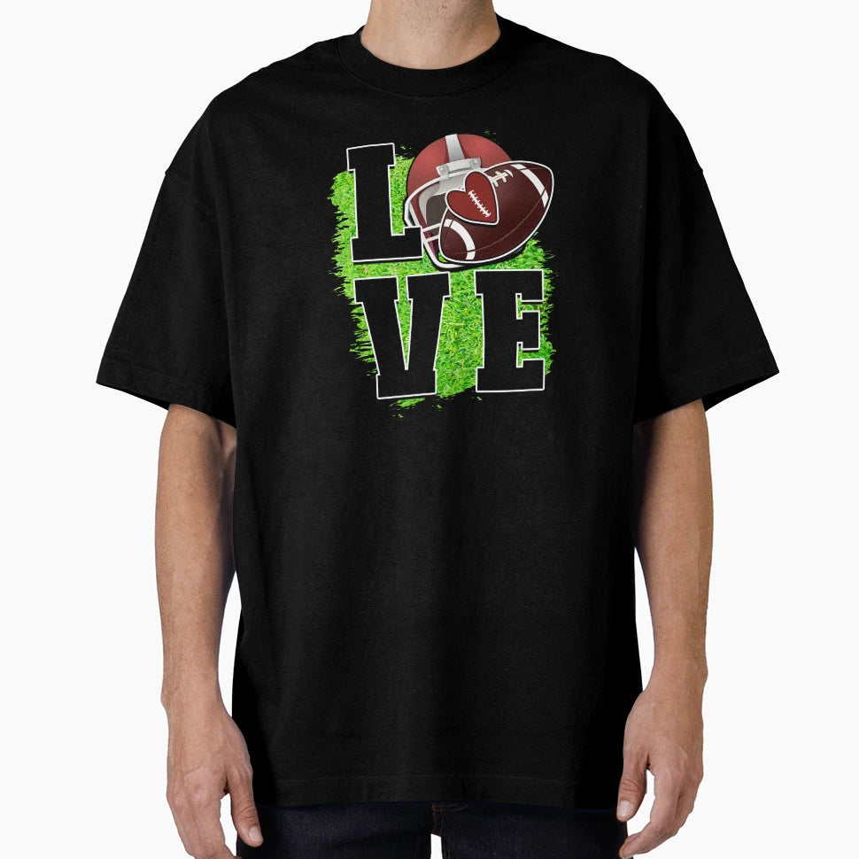 Love Football Day T-Shirt - Minimalist Print for Adults - T-Shirt, Sweatshirt, Hoodie